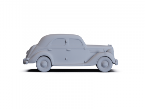 GAZ 12 Zim 1950 PRE-SUPPORTED Modèle 3D