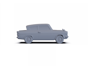GAZ 12 Zim 1950 PRE-SUPPORTED Modèle 3D