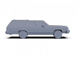 GAZ 12 Zim 1950 PRE-SUPPORTED Modèle 3D