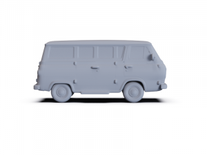 GAZ 12 Zim 1950 PRE-SUPPORTED Modèle 3D