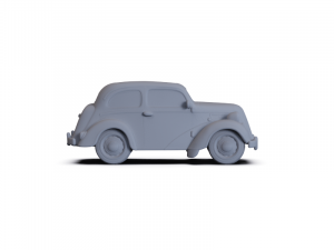 GAZ 12 Zim 1950 PRE-SUPPORTED Modèle 3D