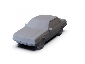 GAZ 12 Zim 1950 PRE-SUPPORTED Modèle 3D