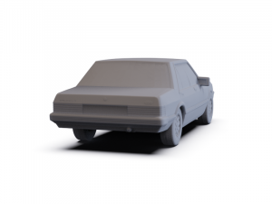 GAZ 12 Zim 1950 PRE-SUPPORTED Modèle 3D