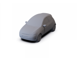 GAZ 12 Zim 1950 PRE-SUPPORTED Modèle 3D