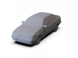 GAZ 12 Zim 1950 PRE-SUPPORTED Modèle 3D