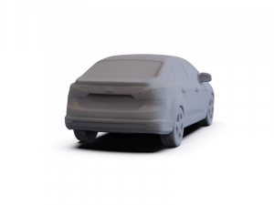 GAZ 12 Zim 1950 PRE-SUPPORTED Modèle 3D