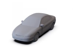 GAZ 12 Zim 1950 PRE-SUPPORTED Modèle 3D