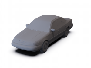 GAZ 12 Zim 1950 PRE-SUPPORTED Modèle 3D