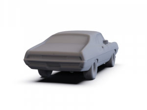 GAZ 12 Zim 1950 PRE-SUPPORTED Modèle 3D