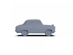 GAZ 12 Zim 1950 PRE-SUPPORTED Modèle 3D