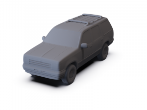 GAZ 12 Zim 1950 PRE-SUPPORTED Modèle 3D