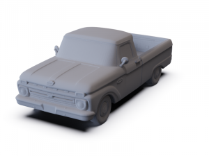 GAZ 12 Zim 1950 PRE-SUPPORTED Modèle 3D
