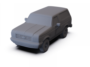 GAZ 12 Zim 1950 PRE-SUPPORTED Modèle 3D