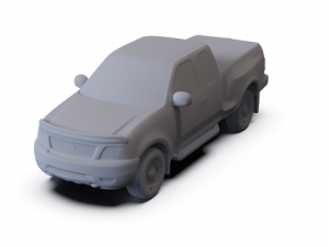 GAZ 12 Zim 1950 PRE-SUPPORTED Modèle 3D