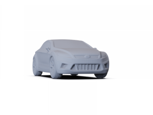 GAZ 12 Zim 1950 PRE-SUPPORTED Modèle 3D