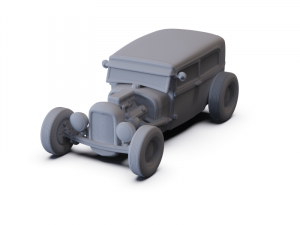 GAZ 12 Zim 1950 PRE-SUPPORTED Modèle 3D