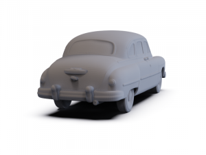 GAZ 12 Zim 1950 PRE-SUPPORTED Modèle 3D