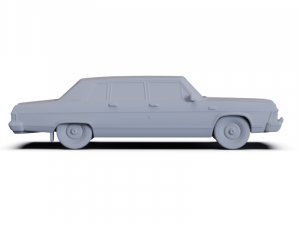 GAZ 14 Chaika 1976 PRE-SUPPORTED 3D Model