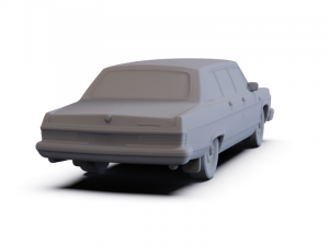 GAZ 14 Chaika 1976 PRE-SUPPORTED 3D Model