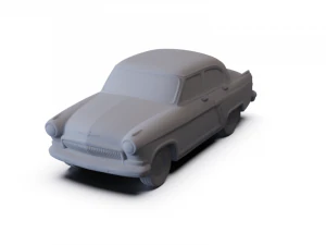 GAZ 21 볼가 1962 사전 지원됨 3D 모델