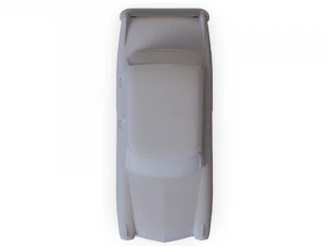GAZ 21 Volga 1962 PRE-SUPPORTED 3D Model