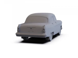 GAZ 21 Volga 1962 PRE-SUPPORTED 3D Model