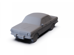 GAZ 24 Volga 1967 PRE-SUPPORTED 3D Модель
