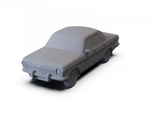 GAZ 24 Volga 1967 PRE-SUPPORTED 3D Model