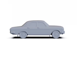 GAZ 24 Volga 1967 PRE-SUPPORTED 3D Model