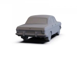 GAZ 24 Volga 1967 PRE-SUPPORTED 3D Model