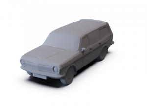 GAZ 24 Volga Combi 1967 PRE-SUPPORTED 3D Модель