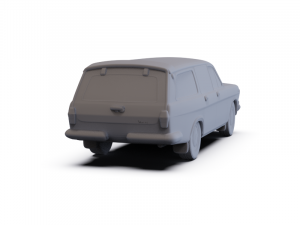 GAZ 24 Volga Combi 1967 PRE-SUPPORTED 3D Model