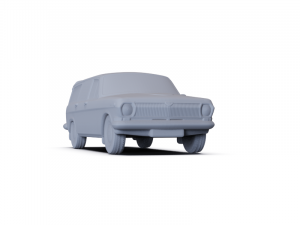 GAZ 24 Volga Combi 1967 PRE-SUPPORTED 3D Model