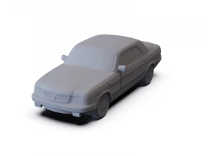 GAZ 3110 Volga 2005 &Ouml;N DESTEKLİ 3D Model