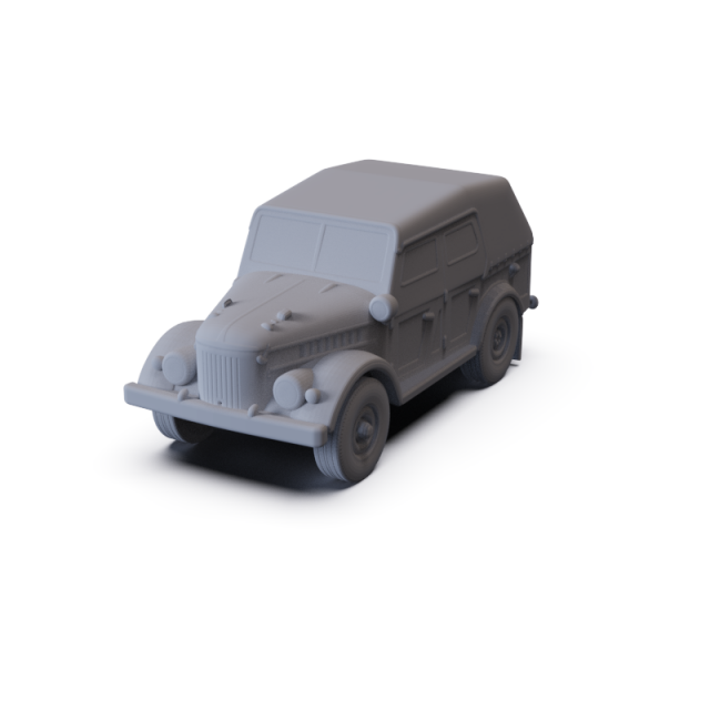 GAZ 69A 1953 PRE-SUPPORTED Modello 3D .c4d .max .obj .3ds .fbx .stl .blend 