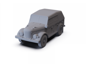 GAZ 69A 1953 PRE-SUPPORTED 3D Модель