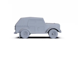 GAZ 69A 1953 PRE-SUPPORTED 3D Model