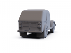 GAZ 69A 1953 PRE-SUPPORTED Modello 3D