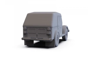 GAZ 69A 1953 PRE-SUPPORTED 3D Model