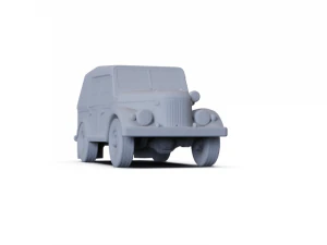 GAZ 69A 1953 PRE-SUPPORTED 3D Model