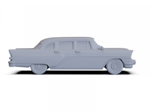 GAZ Chaika Sedan 1980 PRE-SUPPORTED 3D Model