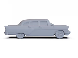 GAZ Chaika Sedan 1980 PRE-SUPPORTED 3D Model