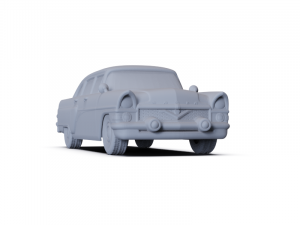 GAZ Chaika Sedan 1980 PRE-SUPPORTED 3D Model