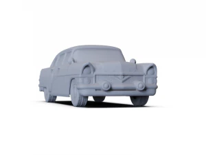 GAZ Chaika Sedan 1980 PRE-SUPPORTED 3D Model
