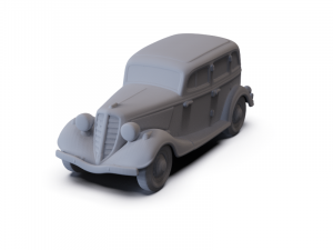 GAZ M-1 1936 PRE-SUPPORTED 3D Модель