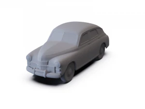 GAS M20 Pobeda 1950 PRESOPORTADO Modelo 3D