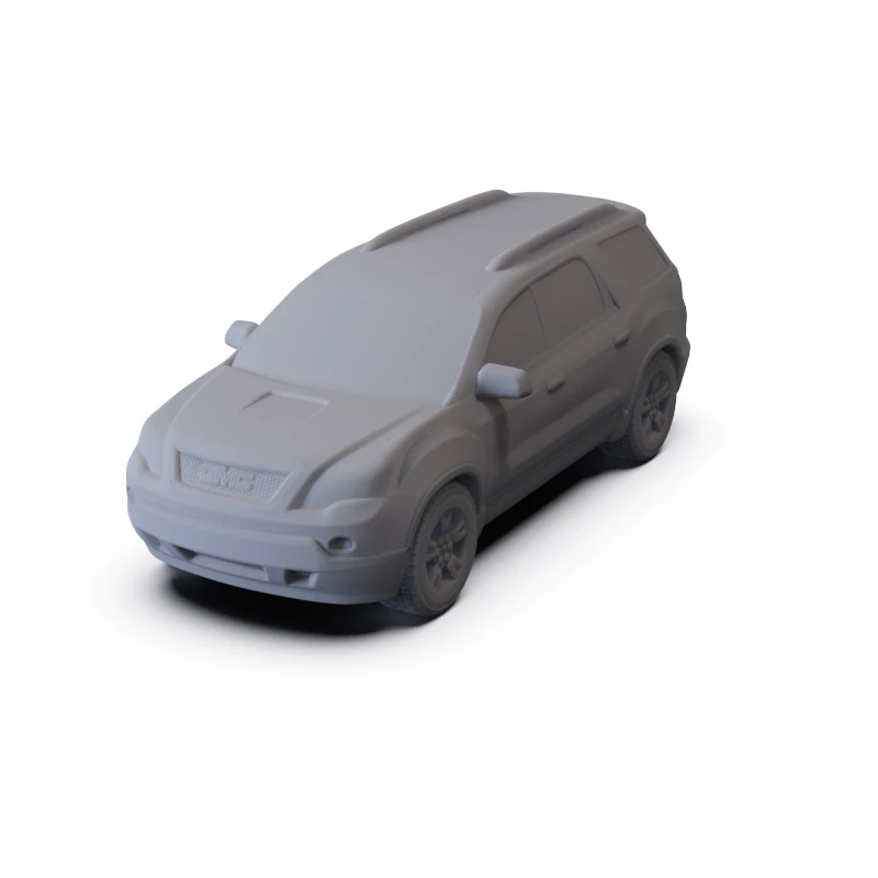 GMC Acadia 2011 PRE-SUPPORTED 3D Model .c4d .max .obj .3ds .fbx .stl .blend 