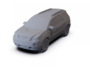 GMC Acadia 2011 PRE-SUPPORTED 3Dモデル