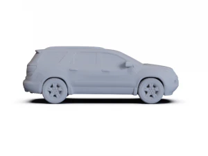 GMC Acadia 2011 PRE-SUPPORTED 3D Model