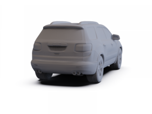 GMC Acadia 2011 PRE-SUPPORTED 3D 모델